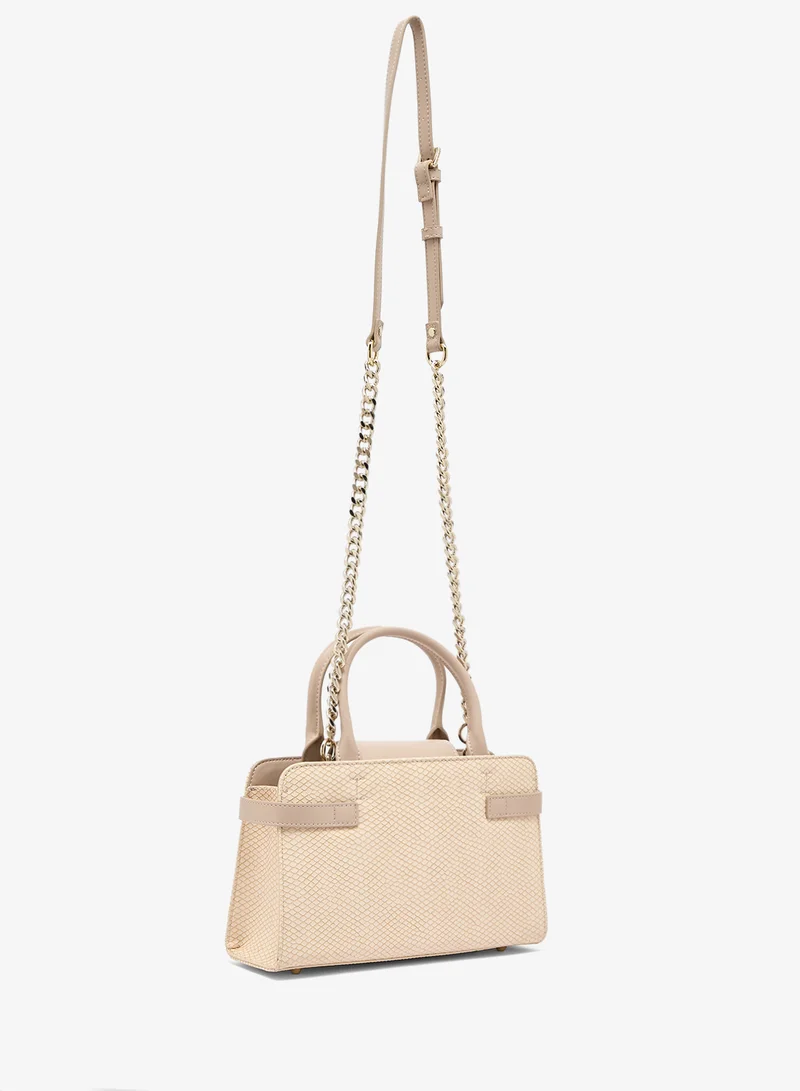 ستيف مادن حقيبة يد صغيرة جلد صناعي ثعبان وسلس